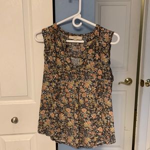 Cute Loft  sleeveless blouse- gently worn.  No blemishes.  Spring cleaning